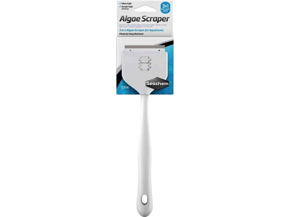 Seachem Laboratories 3-in-1 Algae Scraper for Glass and Acrylic Aquariums 1ea/12 in - Image 2