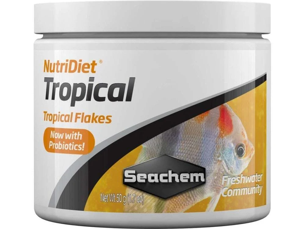 Seachem Laboratories NutriDiet Tropical Flakes Fish Food 1ea/1.8 oz - Image 2