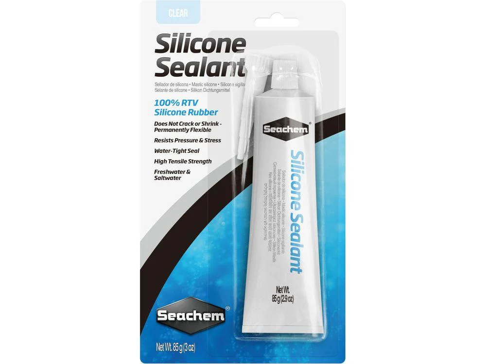 Seachem Silicone Sealant and Adhesive Clear 3 oz
