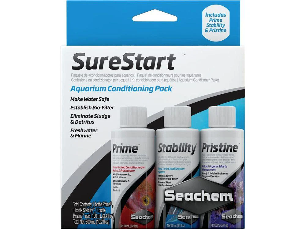 Seachem SureStart Aquarium Conditioning Pack 3pk