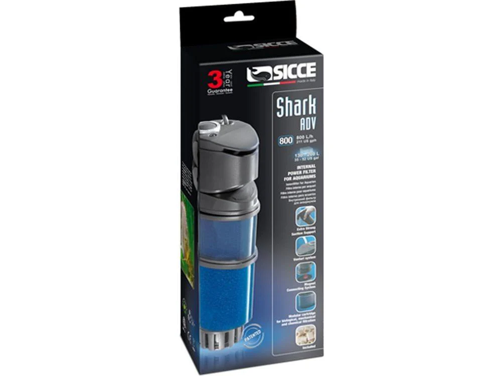 Sicce SHARK ADV 800 Internal Filter - 211 GPH 1ea