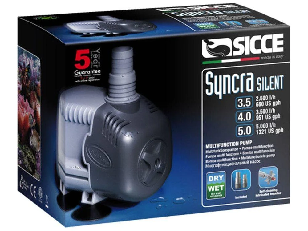 Sicce SYNCRA SILENT 5.0 Pump - 1321 GPH 1ea