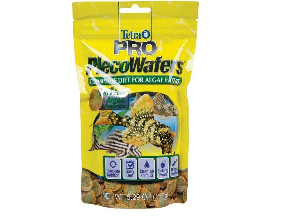 Tetra PRO PlecoWafers Vegetable Diet Fish Food 1ea/5.29 oz - Image 2