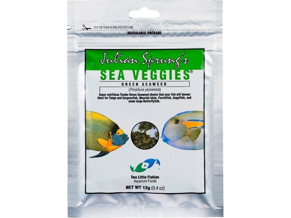 Two Little Fishies Julian Sprung's Seaveggies Green Seaweed Fish Food 1ea/0.4 oz - Image 2