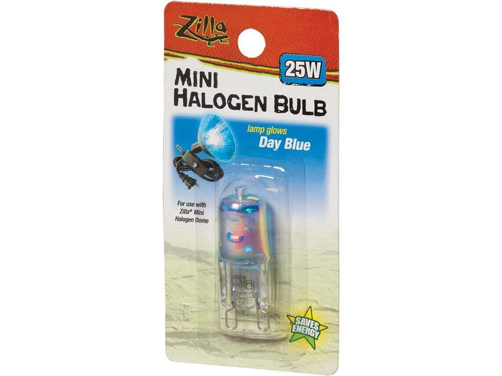 Zilla Day Blue Mini Halogen Bulb, 25w