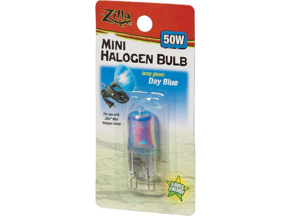 Zilla Day Blue Mini Halogen Bulb, 50w