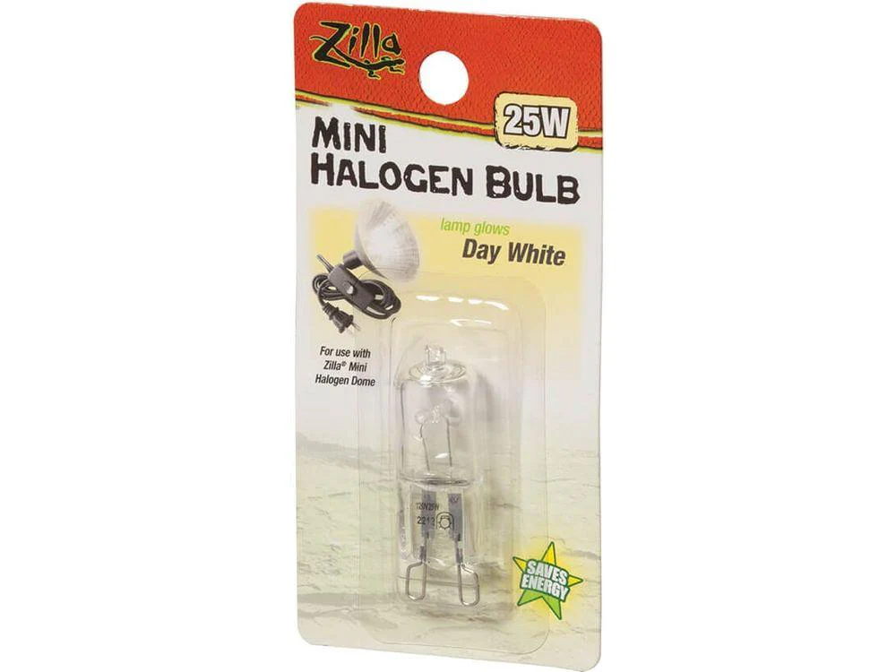 Zilla Day White Mini Halogen Bulb, 25w