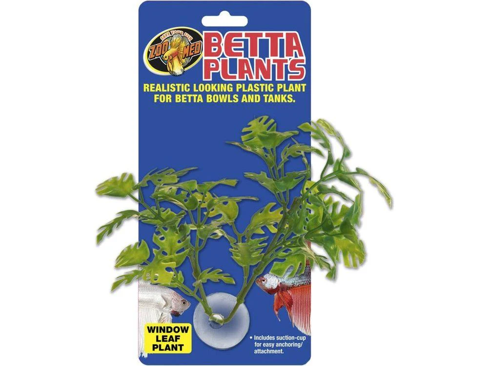 Zoo Med Betta Plant Window Leaf Green, 1ea