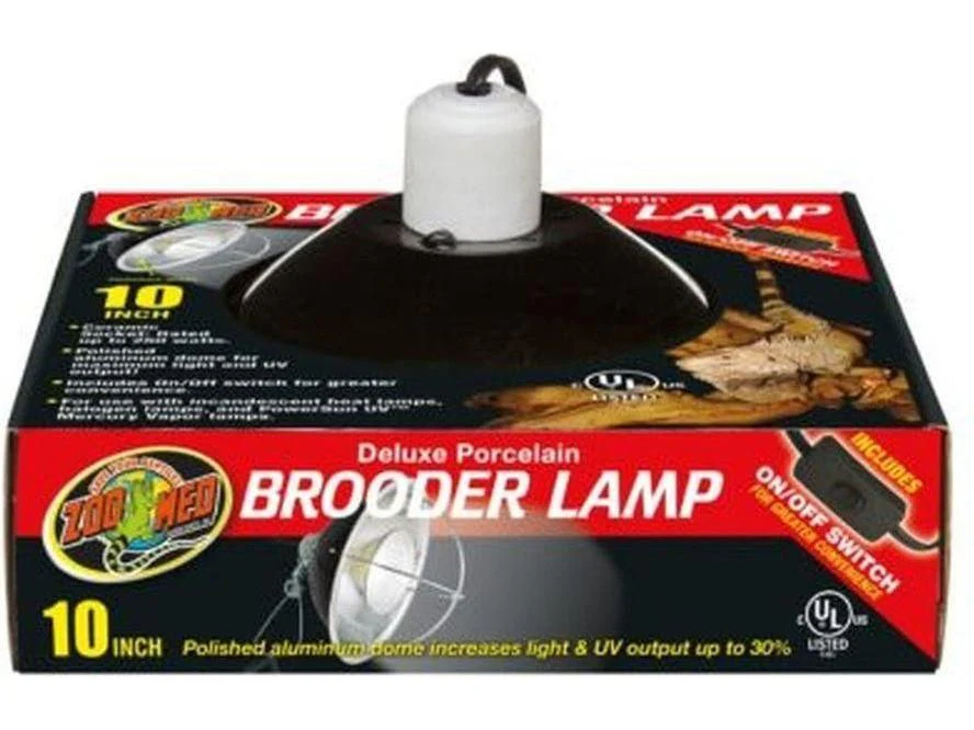Zoo Med Deluxe Porcelain Clamp Lamp, 10"