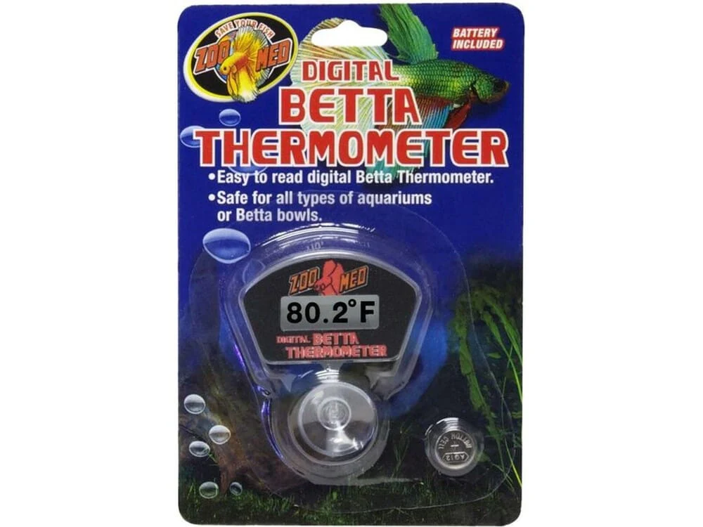 Zoo Med Digital Betta Aquarium Thermometer Black, 1ea - Image 2