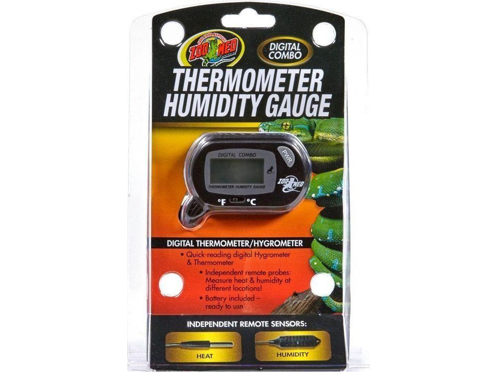 Zoo Med Digital Combo Thermometer Humidity Gauge