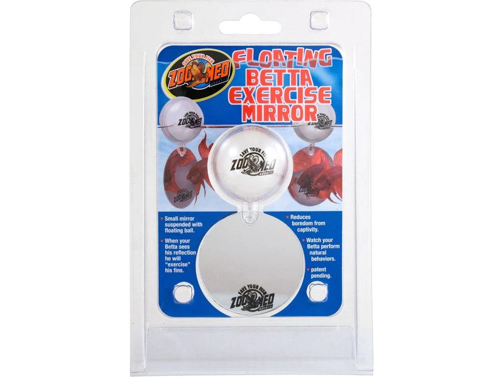 Zoo Med Floating Betta Exercise Mirror Aquarium Ornament