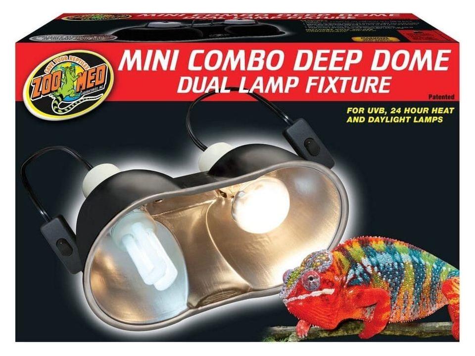 Zoo Med Mini Combo Deep Dome Lamp Fixture