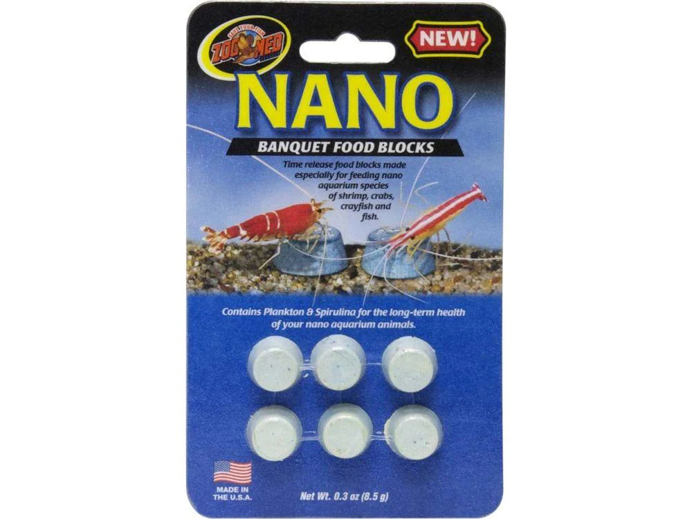 Zoo Med Nano Banquet Fish Feeding Block 1ea/0.3 oz, Mini