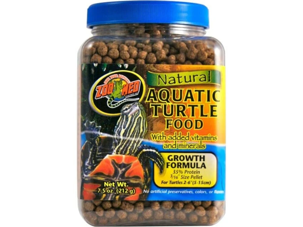 Zoo Med Natural Aquatic Turtle Food Growth Formula Dry Food 1ea/7.5 oz - Image 2