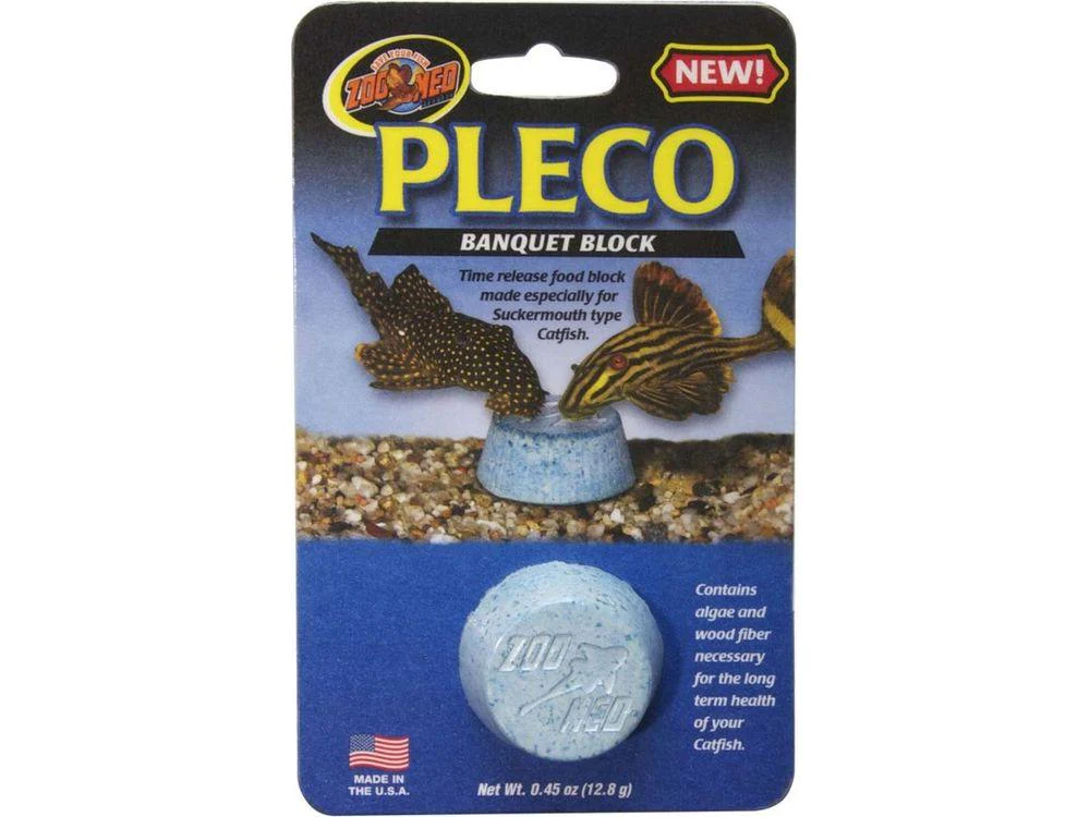 Zoo Med Pleco Banquet Fish Feeding Block 1ea/0.45 oz, Regular